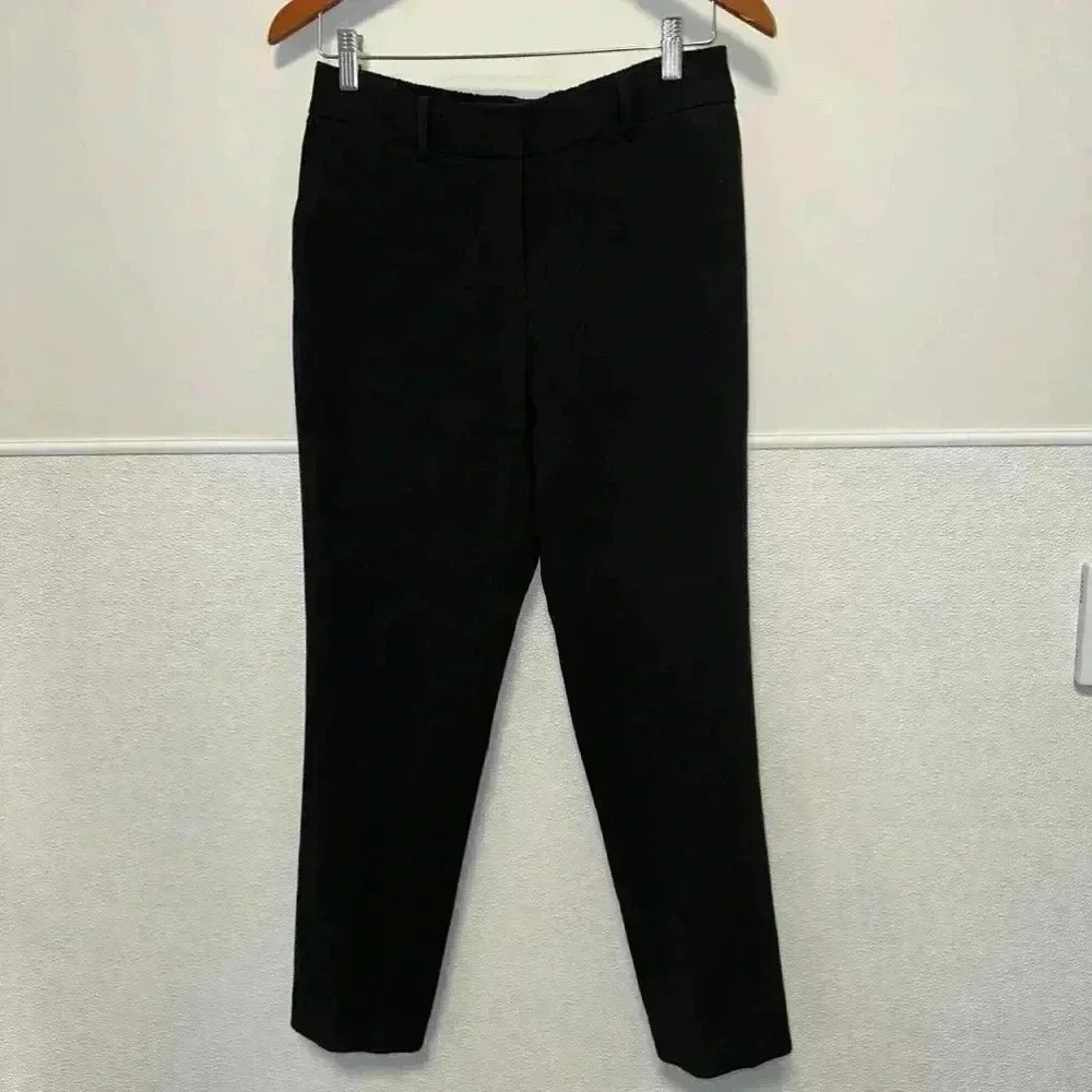 Karl Lagerfeld Paris Womens Black Pants Slacks Trousers Size 4